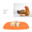 4PCS Reusable Chicken Nesting Pad, Sponge Bedding Mat, Orange, 30x30cm 4