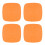 4PCS Reusable Chicken Nesting Pad, Sponge Bedding Mat, Orange, 30x30cm 13