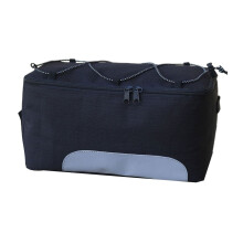Borsa posteriore per bicicletta elettrica (ebike) di grande capacità, impermeabile, da portapacchi, senza borse laterali.