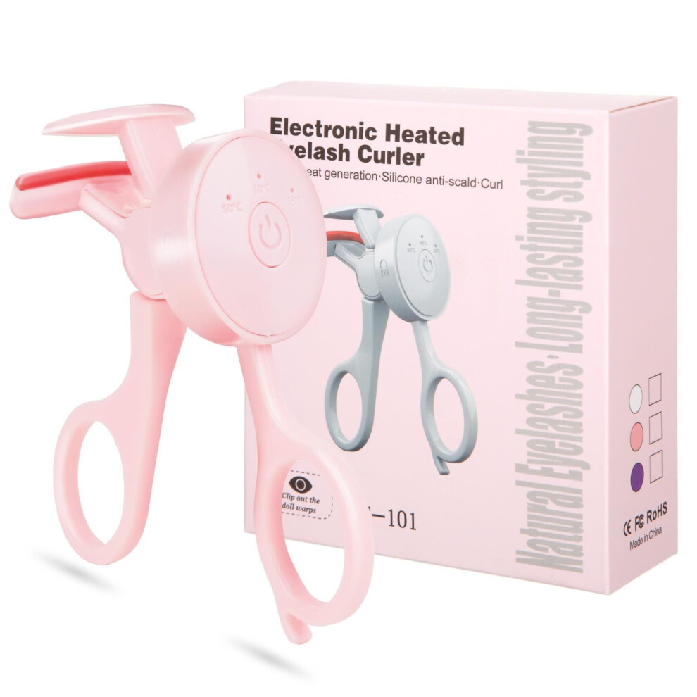 Electric Heated Eyelash Curler USB Rechargeable 3 Heat Modes