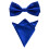 10 Sets Men Satin Solid Bowtie Bow Tie Handkerchief Pocket Square Hanky Set 1