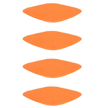 4PCS Reusable Chicken Nesting Pad, Sponge Bedding Mat, Orange, 30x30cm