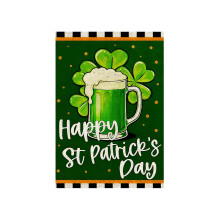 St. Patrick's Day Garden Flag Shamrock Clover 12.5x18 inch