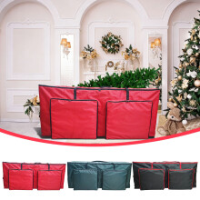 Waterproof Christmas Tree Storage Bag, 48x20x15in, Heavy-Duty & Tear-Resistant, for Holiday Decor, Quilts, Clothes – Red