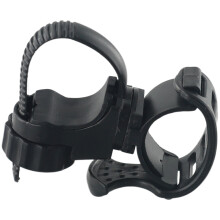 Bicycle Handlebar Torch Holder Bike Mount Bracket Clamp for Led Flashlight 360⁰ Quick Release Cycling Bike Torch Clamps
