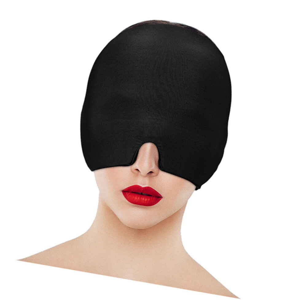 Gel Ice Therapy Head Mask for Cooling Relief from Migraines & Headaches