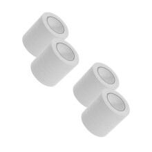 4Rolls White PVC Wall Skirting Board Peel and Stick Molding Trim
