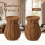 Vase en rotin tressé à la main (2 pièces) 1
