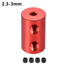 1 peça 2mm 3,17mm 3mm 5mm 6mm Acoplamento de eixo rígido Conector de motor Manga #45 Acoplamentos cilíndricos de aço Acessórios para motor