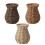 Vase en rotin tressé à la main (3 pièces) 1