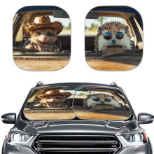 Animal Car Sunshade UV Blocking 2pcs