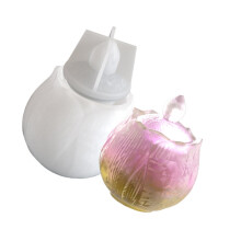 Silikonform für Lotusblumen, geeignet für Kerzen und Schreibtischdekoration aus Epoxidharz