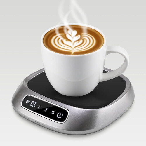 USB Coffee Mug Warmer Pad with Touch Control 3 Temp Settings