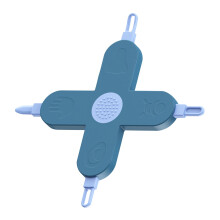 Kit per la cura del bambino 4 in 1: cucchiaino per il naso, pulitore per le orecchie, strumento per unghie e ombelico | Set sicuro e portatile per la