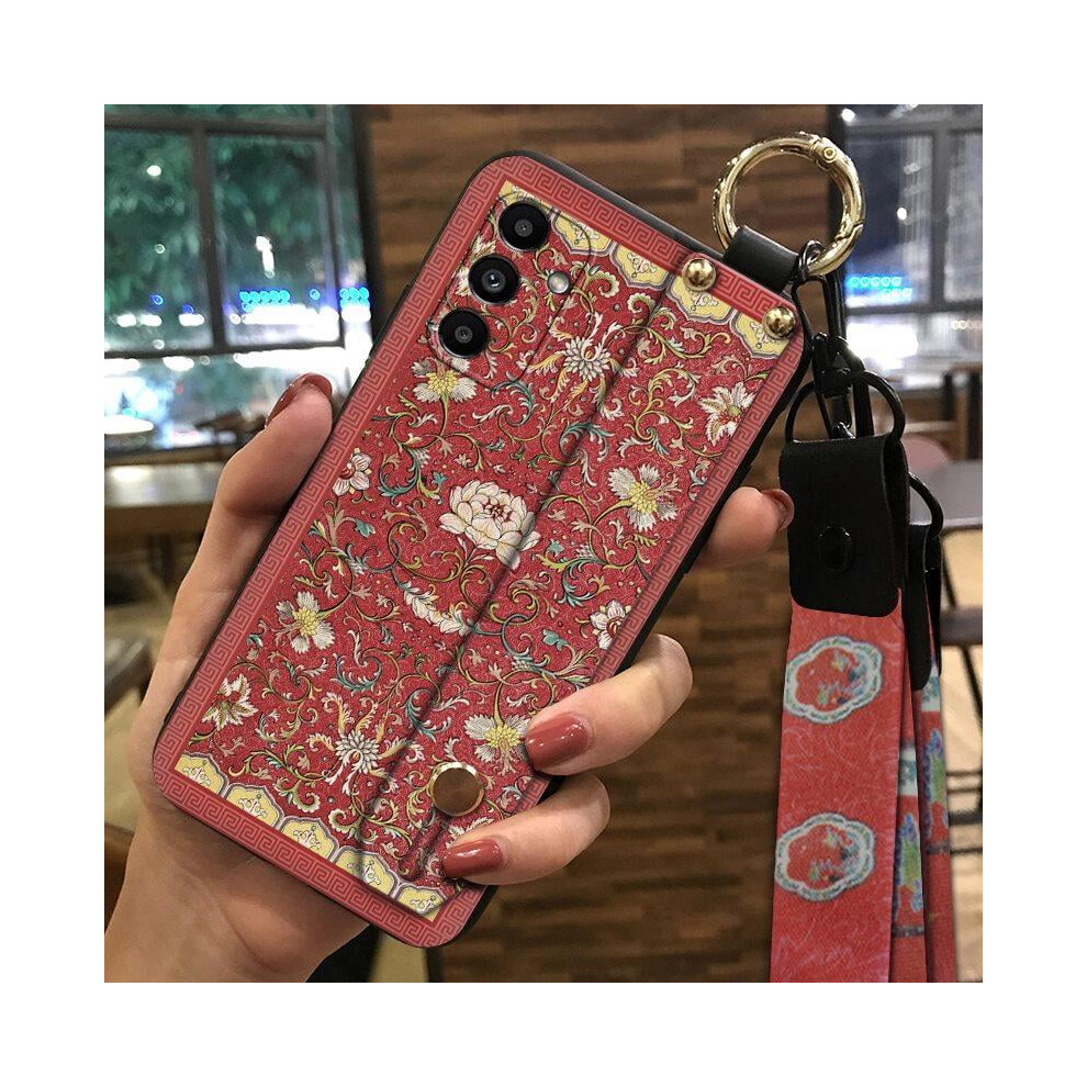 Soft Phone Case With Kickstand & Lanyard Ring For Samsung Galaxy A14 5G/4G/Sm-A146p Â Dirt-Resistant, Waterproof, Anti-Knock, Chinese Style 9493189676332