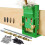 Woodworking Hole Jig Set with Removable Guide Block and 3