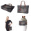 Σετ τσαντών Tote Skull Rose Butterfly PU Leather 4 τεμάχια 2