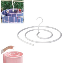 Séchoir à couette spiralé en acier inoxydable, gain de place