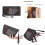 Σετ τσαντών Tote Skull Rose Butterfly PU Leather 4 τεμάχια 3