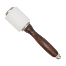 Lederschnitzhammer, Nylonkopf, Metallgriff