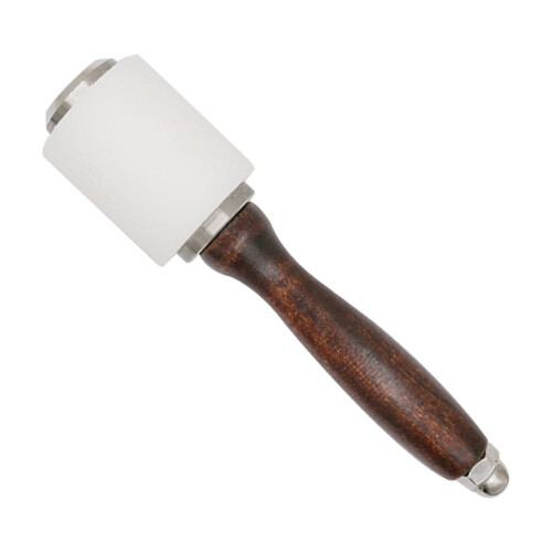 Lederschnitzhammer, Nylonkopf, Metallgriff