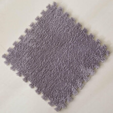 Ineinandergreifende EVA-Schaumstoff-Puzzlematten für Kinder- und Babyzimmer – Fleece-/Flauschboden, kompatibel mit Standardgrößen