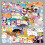 Running Animals Stickers Waterproof Vinyl 100-Pack 2