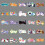 Running Animals Stickers Waterproof Vinyl 100-Pack 4