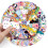 Running Animals Stickers Waterproof Vinyl 100-Pack 6