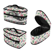 Sac de fer à vapeur léger à motif colibri rose et rose
