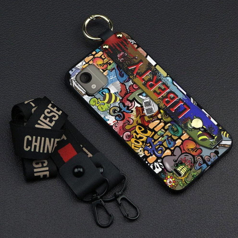 Nokia C110 4G Phone Case – Waterproof, Shockproof, Dust-Resistant, With Ring Stand & Wrist Strap 9493189677469