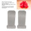 2Pcs Acrylic Boxing Glove Stand Vertical Display Holders Clear Durable Material 5