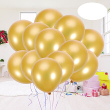 Goldene Luftballons für die Geburtstagsfeier, 100 Stück, verschiedene Größen