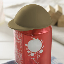 Niedlicher Dosenverschluss aus wiederverwendbarem Silikon für Getränkedosen (Limonade und Bier), ideal zum Aufbewahren von Cola und Bier, lustiges