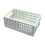 Dollhouse Storage Basket 1:12 Scale White 3