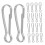 30pcs Multi Use Flagpole Hook For Replacement Durable Flag Clips Flag Accessories Heavy Duty Flagpole Hardware Replacement Parts 7