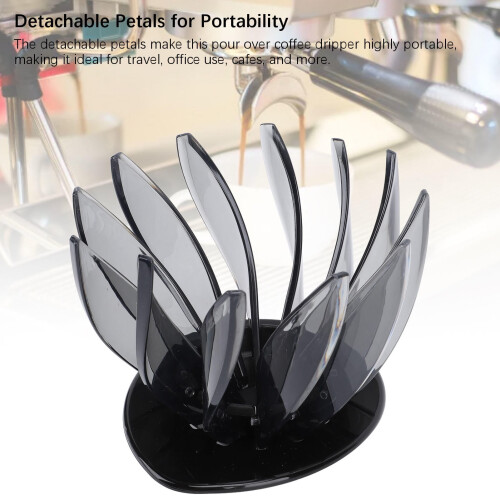 Blütenförmiger PCT-Pour-Over-Kaffeefilter (1-4 Tassen) 2