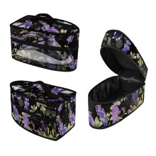 Sac vapeur portatif en polyester Ă motif colibri et lavande