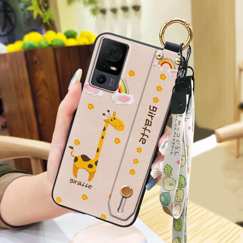 Phone Case Compatible With Tcl 40XL/40T/T608d/Lively Jitterbug Smart4 – Soft, Waterproof, Anti-Knock, Kickstand, Lanyard & Wristband 9482726326793