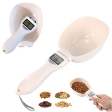 Electronic Measuring Spoon with Conversion, 800g/0.1g High Precision Digital Tool for Cooking, Baking & Pet Food