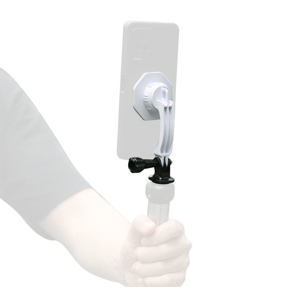 Mobile Handheld Phone Mount, Magnetic Attachment, Phone 12+, Rotate For Vertical & Horizontal, Steady Shots Tool For Dji Osmo 9482726327172