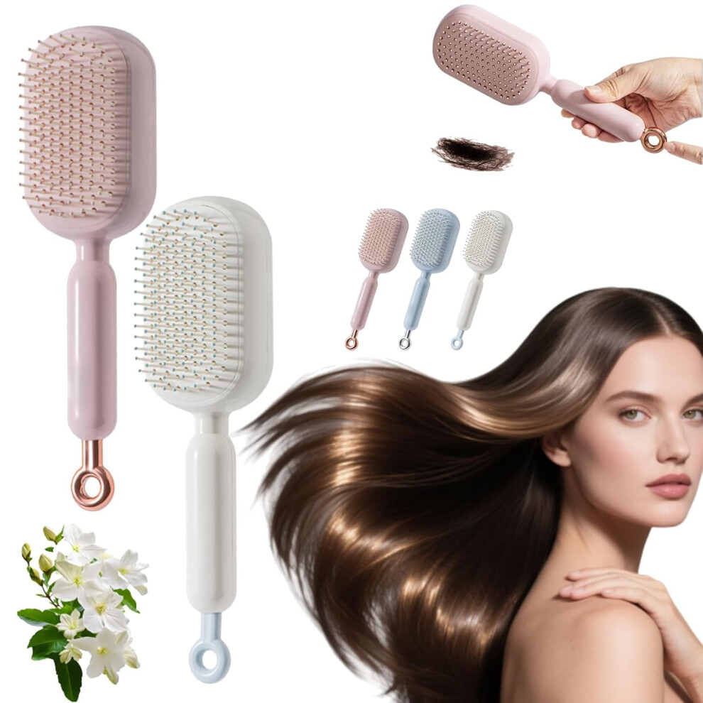 Retractable Cushion Massage Comb for Anti-Static Hair Care