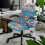 Housse de chaise de bureau extensible Starfish Pearl, taille universelle 2