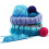 Soft acrylic crochet yarn multicolor 100g skein 3