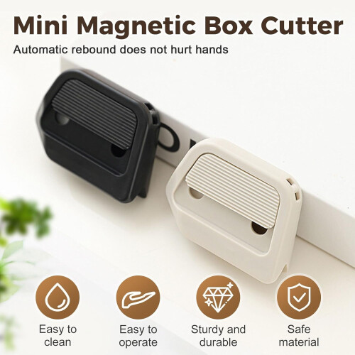Mini Ceramic Paper Cutter 2-Pack with Safety Blade and 2