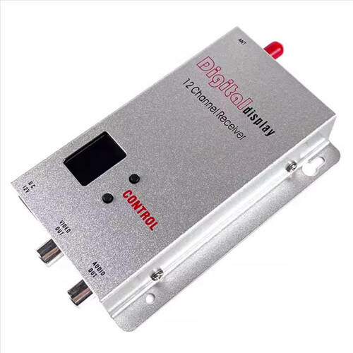 FPV 1.2G 1.3G VRX Receiver 12CH Digital Display for Long Range FPV Drone RC Model 2