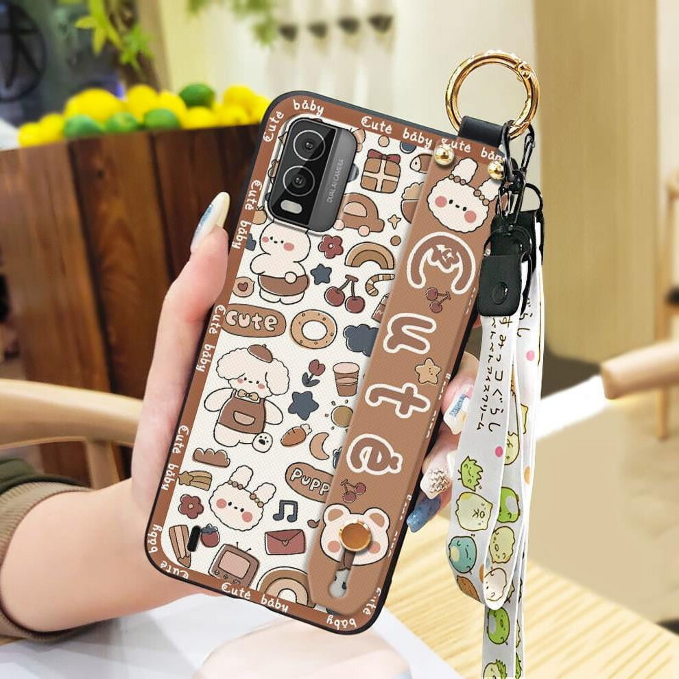 Cute Anti-Dust Soft Case For Nokia C210 – Shockproof, Kickstand, Ring, Wrist Strap, Waterproof, Silicone 9482726326250