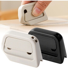 2-Pack Mini Ceramic Paper Cutter, Retractable Box Cutters with Safety Blades & Right Angle Groove for Cardboard Crafts