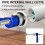New Pipe Inner Wall Cutter Hand Drill Adapter Rod Limit Adjustable Mini Rod Saw 4