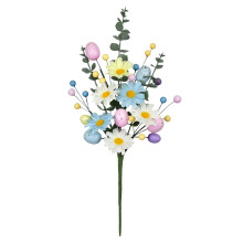 Artificial Easter Egg Stems with Berries and Leaves 12 Pack
